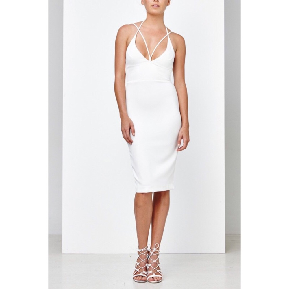 Maurie & Eve white Hermès dress